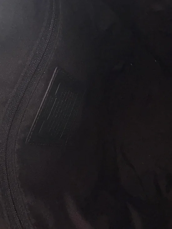 Coach Black and White Logo-Print Tote with Black Trim - Picture 3 of 5